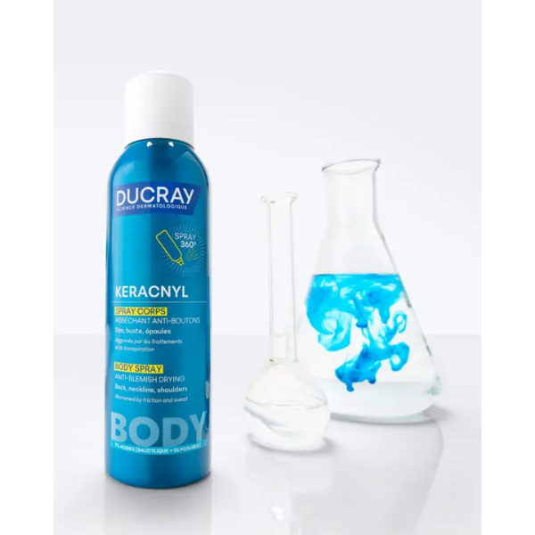 Ducray Keracnyl Spray Corpo Secante Anti-Imperfeições 150ml