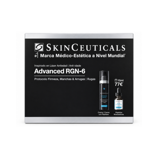 SkinCeuticals Coffret Protocolo Firmeza Manchas Rugas Advanced RGN-6 Creme 50ml + OFERTA P-Tiox Sérum 15ml