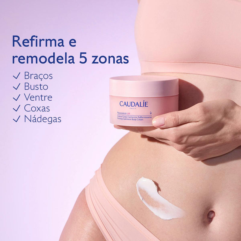 Caudalie Resveratrol-Lift Creme Corpo Caxemira Refirmante 200ml