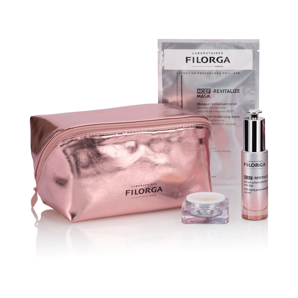 Filorga NCEF-Revitalize Coffret Intensivo Sérum 30ml + OFERTA Bolsa c/ Creme 15ml e NCEF-Revitalize Mask 20ml