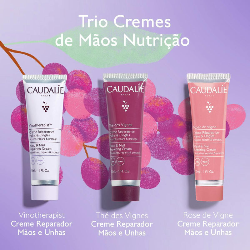 Caudalie Trio Creme Mãos Nutrição