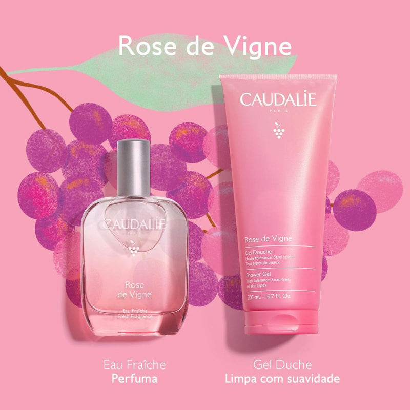 Caudalie Rose de Vignes Cofre Agua Fresca Rutina Perfumada