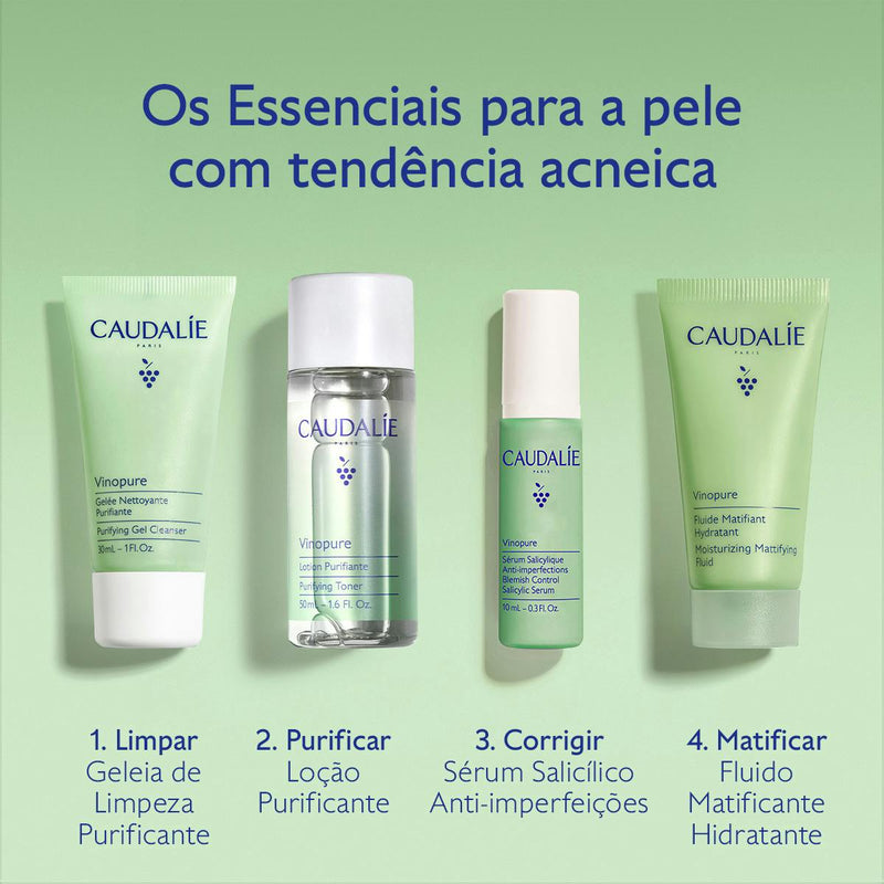 Caudalie Vinopure Cofre Rutina Anti-imperfecciones Piel Acné