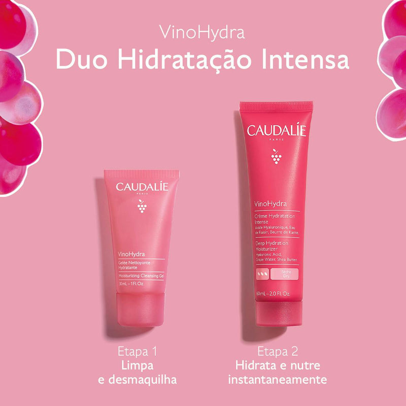 Caudalie VinoHydra Coffret Duo Hidratação Intensa Creme Intensivo