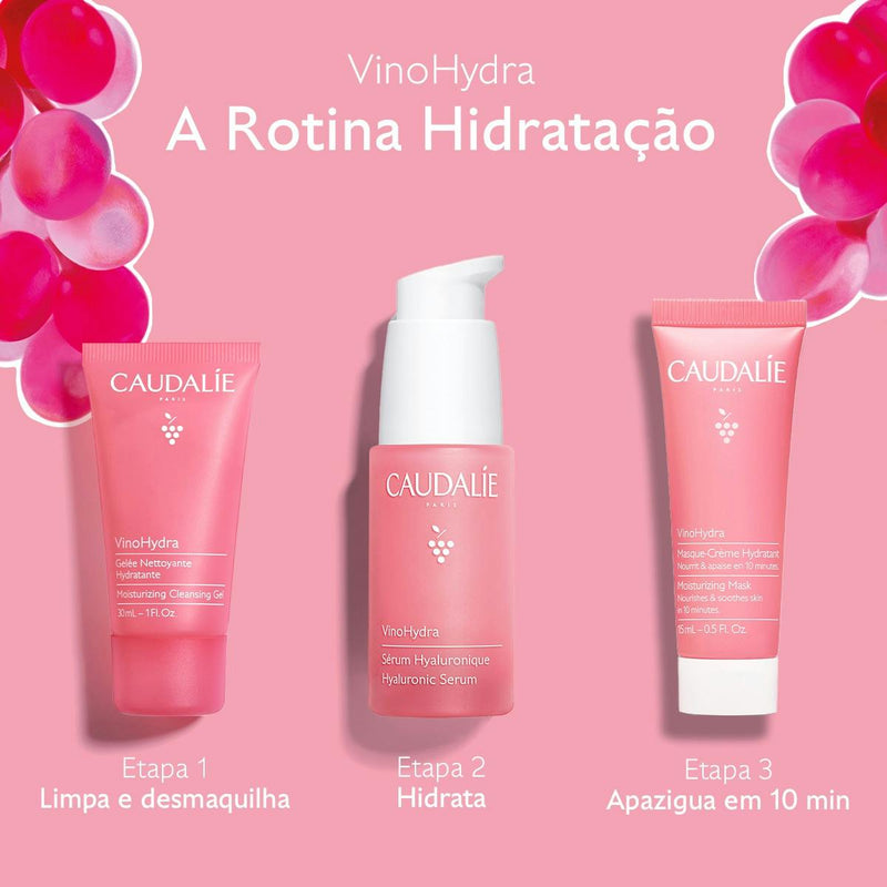 Caudalie VinoHydra Sérum Hialurónico Coffret Rotina Hidratação