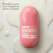Isdin IsdinDEO Sensitive 48H Desodorizante Antitranspirante Pele Sensível Roll-On 50ml