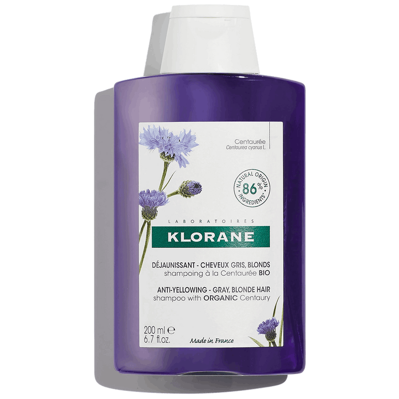Klorane Centáurea BIO Champô Cabelos Grisalhos e Brancos