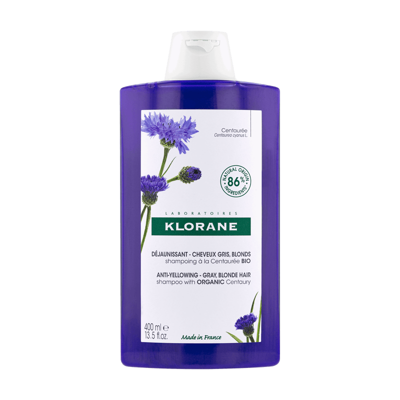Klorane Centáurea BIO Champô Cabelos Grisalhos e Brancos
