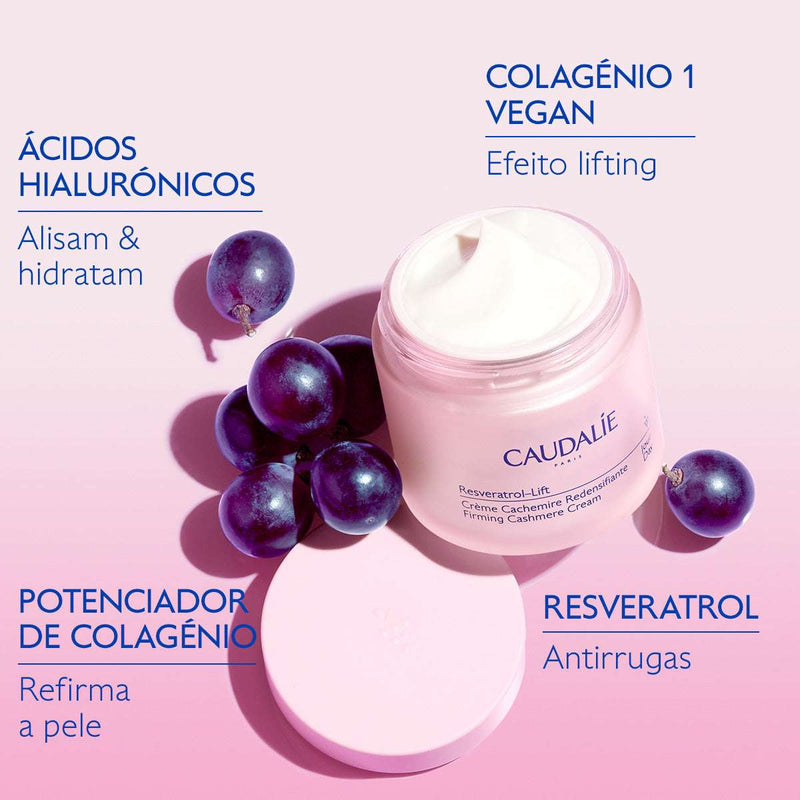 Caudalie Resveratrol-Lift Creme Caxemira Redensificador