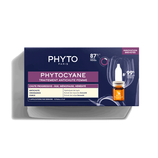 Phyto Phytocyane Cuidado Antiqueda Mulher Queda Progressiva Ampolas 12x5ml