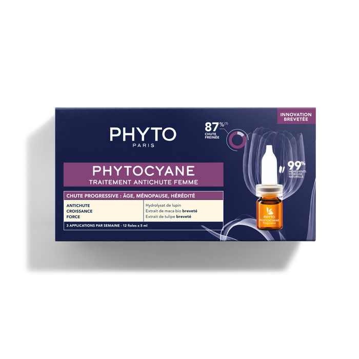 Phyto Phytocyane Cuidado Antiqueda Mulher Queda Progressiva Ampolas 12x5ml