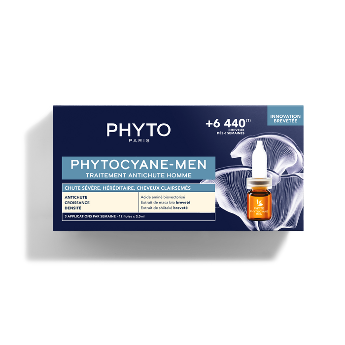 Phyto Phytocyane Cuidado Antiqueda Homem Queda Progressiva Ampolas 12x5ml