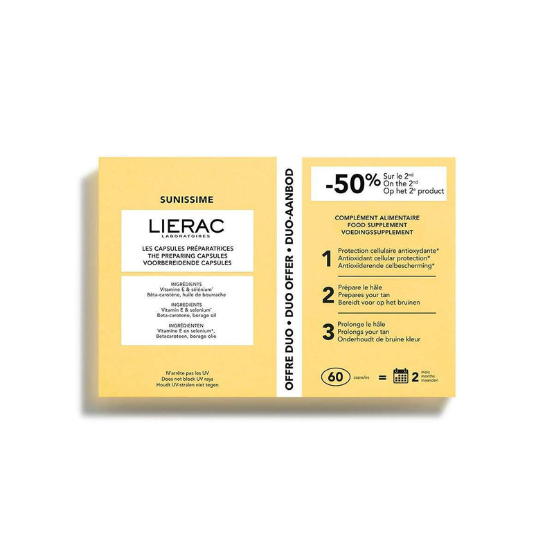 Lierac Sunissime Duo Cápsulas Preparadoras 2x30 cáps.