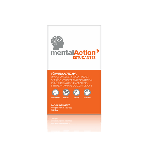 Mentalaction Estudantes 30 comp + 30 cáps