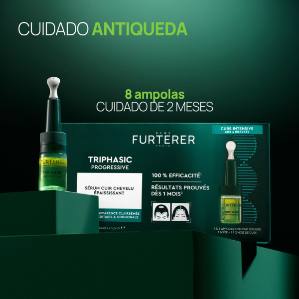 René Furterer Triphasic Progressive Anti-Hair Loss 8 Ampoules