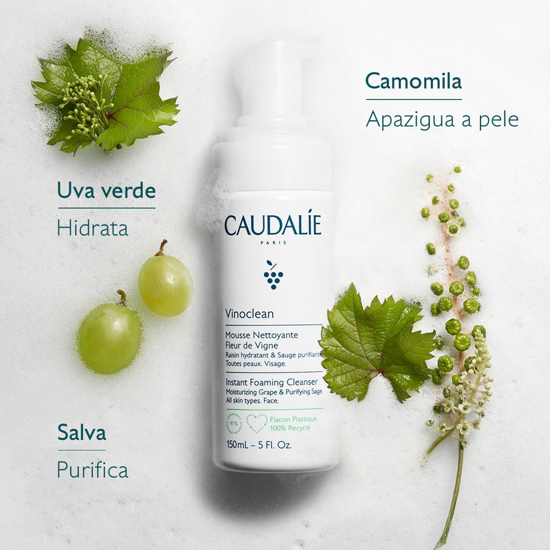 Caudalie Vinoclean Espuma de Limpeza Fleur de Vigne