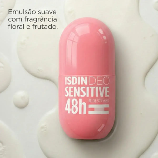 Isdin IsdinDEO Sensitive 48H Desodorizante Antitranspirante Pele Sensível Roll-On 50ml