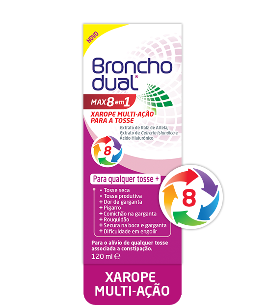 Bronchodual Max 8 em 1 Xarope Multi-Ação Tosse 120ml