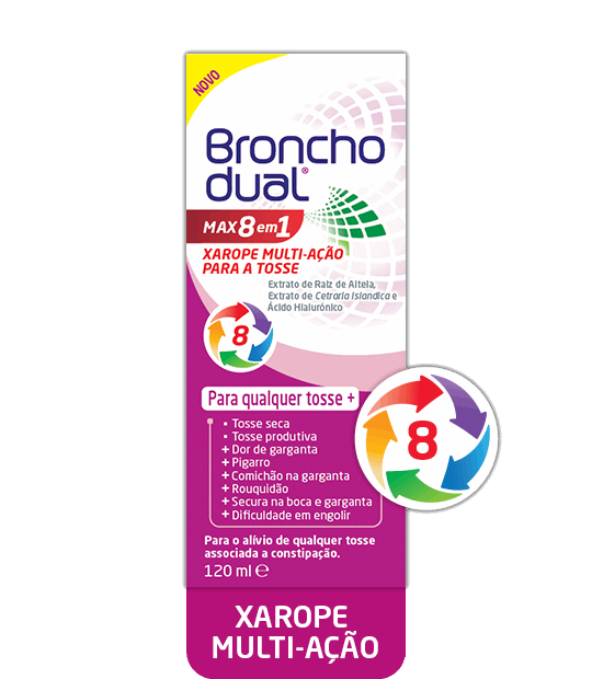 Bronchodual Max 8 em 1 Xarope Multi-Ação Tosse 120ml