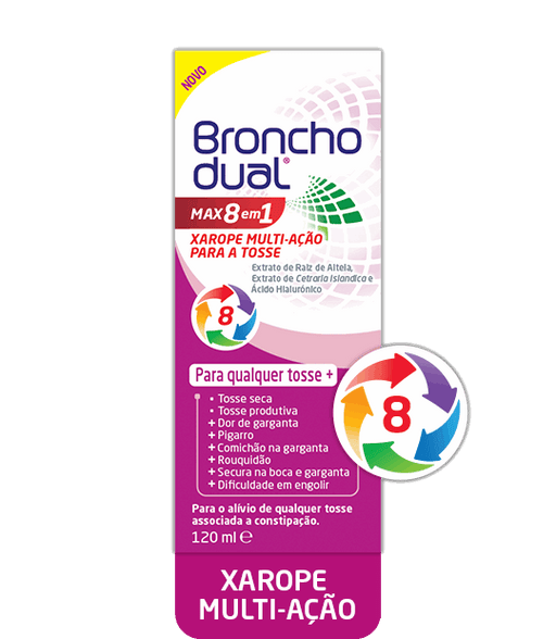 Bronchodual Max 8 em 1 Xarope Multi-Ação Tosse 120ml