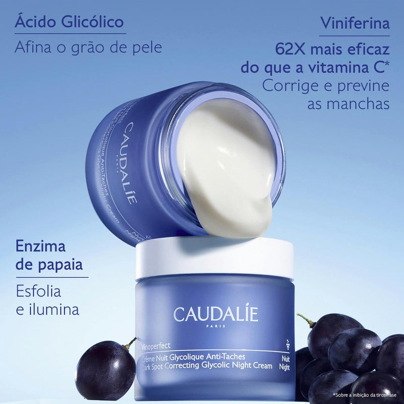 Caudalie Vinoperfect Creme de Noite Glicólico Antimanchas 50ml