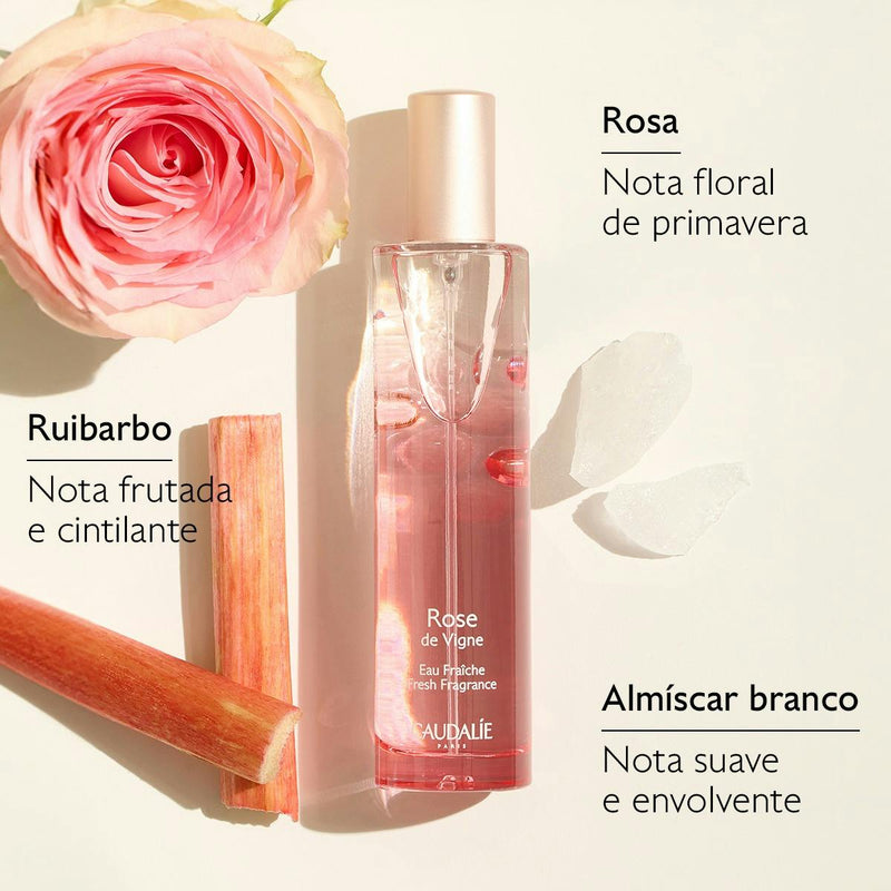 Caudalie Rose de Vignes Coffret Água Fresca Rotina Perfumada