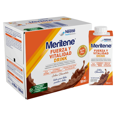 Nestlé Meritene Força & Vitalidade Drink Vitaminas Batido Garrafa 6x180ml