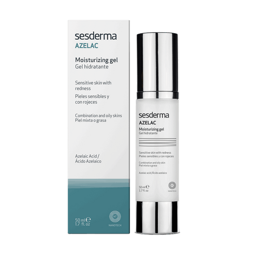Sesderma Azelac Gel Hidratante Pele Reativa Sensível Vermelhidão 50ml