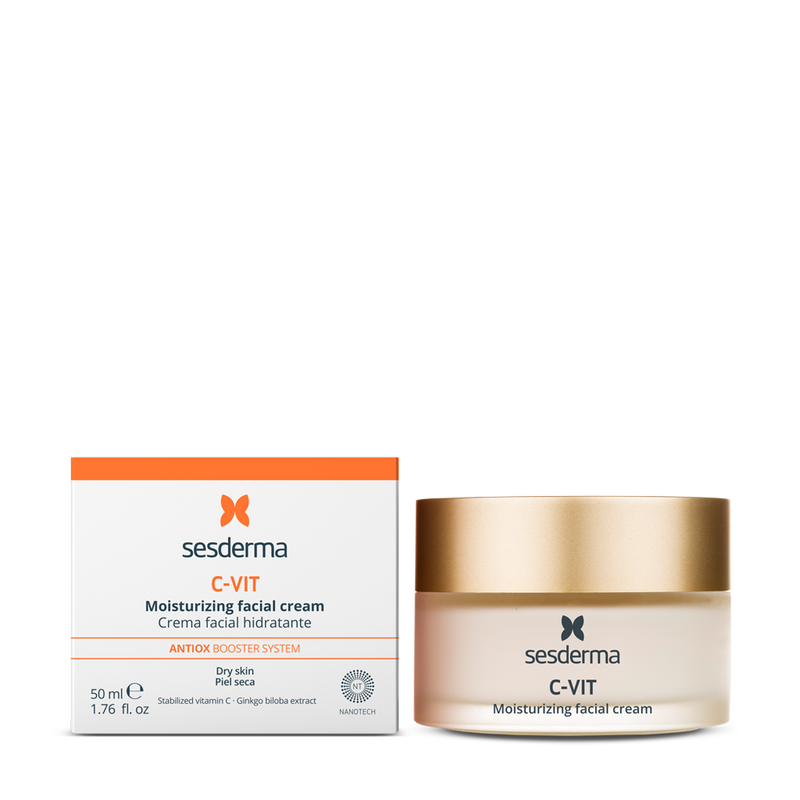 Sesderma C-VIT Creme Facial Hidratante Vitamina C Rugas Antioxidante 50ml