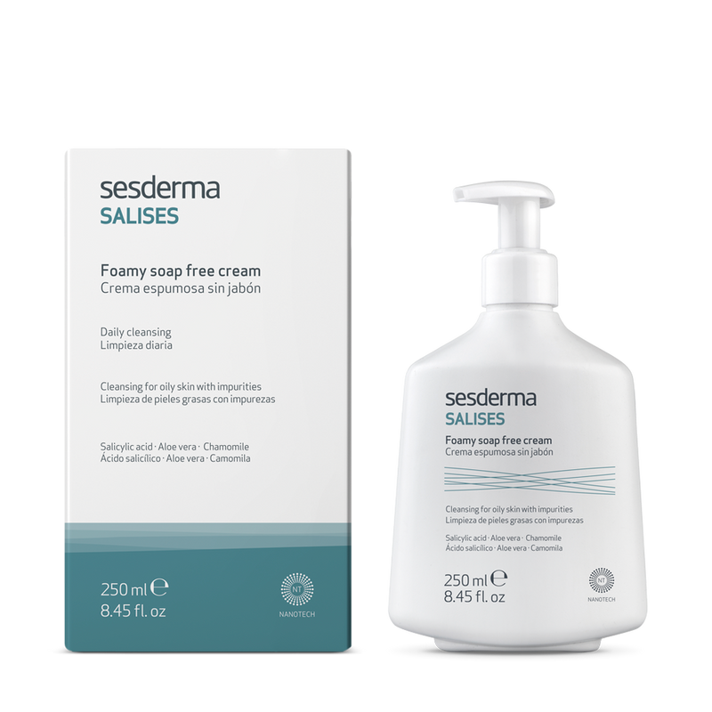 Sesderma Salises Creme Espuma s/Sabão Pele Acne 250ml