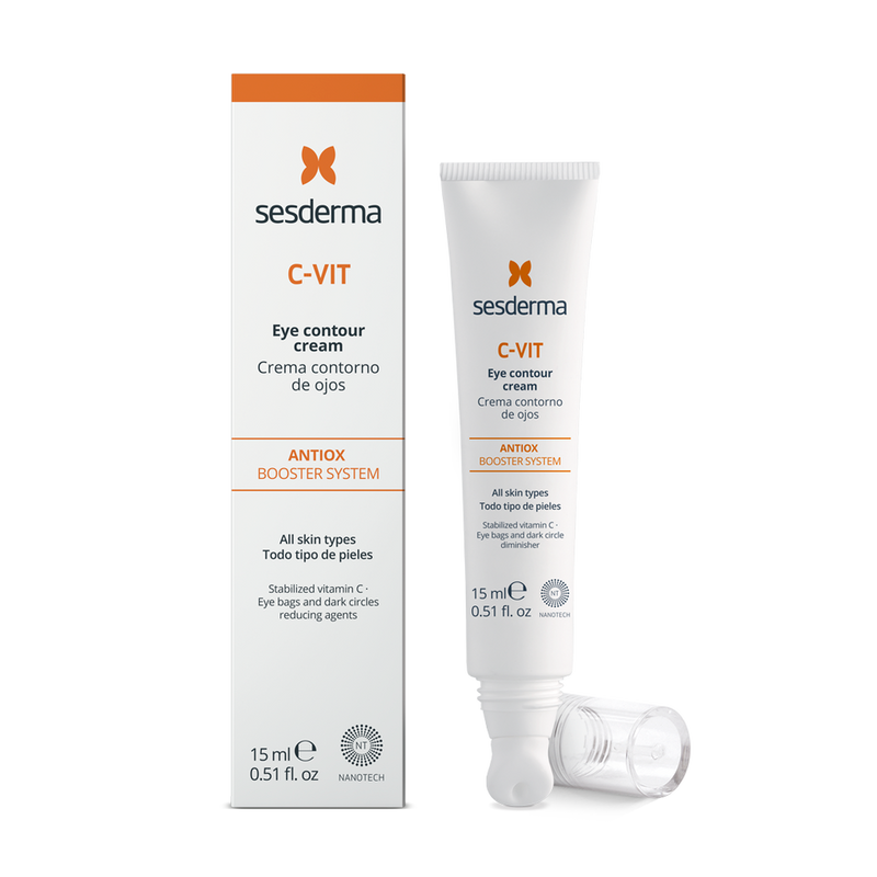 Sesderma C-VIT Creme Contorno Olhos Rugas Papos Olheiras 15ml