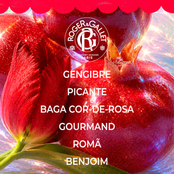 Roger&Gallet Gingembre Rouge Coffret Água Perfumada 30ml + Oferta Sabonete 100gr.