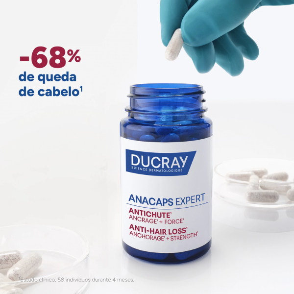 Ducray Pack 3 Meses Anacaps Expert Suplemento Antiqueda Crónica 90cp.