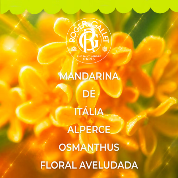Roger&Gallet Coffret Fleur D'Osmanthus Água Perfumada 30ml + OFERTA Creme Mãos 30ml