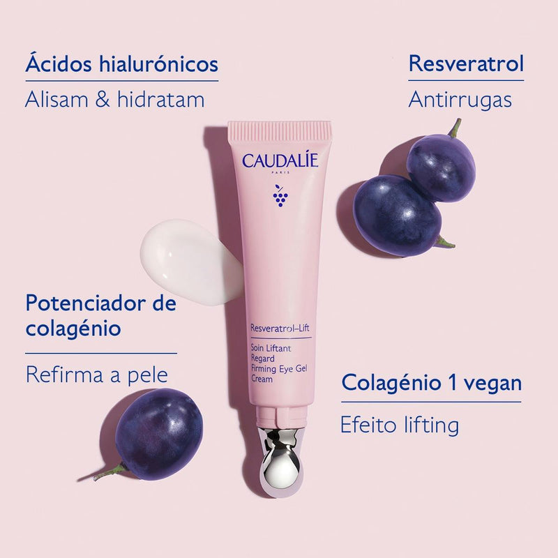 Caudalie Resveratrol-Lift Gel-Creme Efeito Lifting Contorno Olhos 15 ml