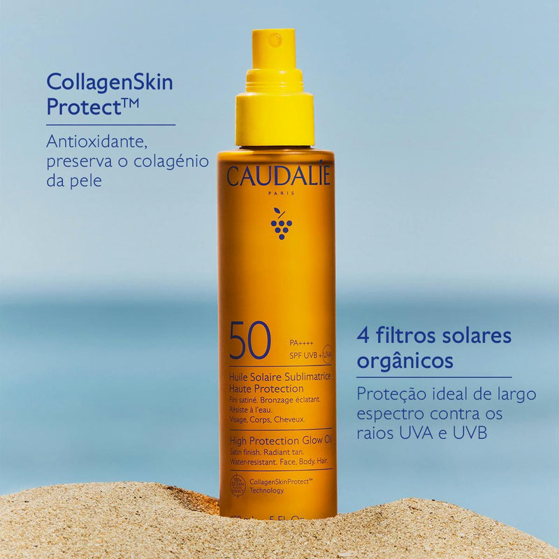 Caudalie Vinosun Óleo Solar Sublimador de Proteção Elevada SPF50 150ml