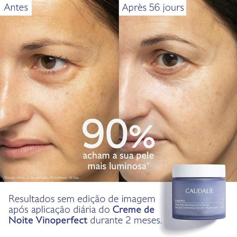 Caudalie Vinoperfect Creme de Noite Glicólico Antimanchas 50ml