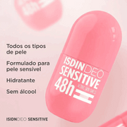 Isdin IsdinDEO Sensitive 48H Desodorizante Antitranspirante Pele Sensível Roll-On 50ml