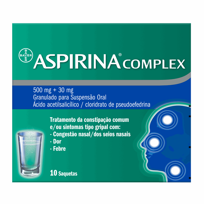 Aspirina® Complex Granulado Efervescente 10 saquetas