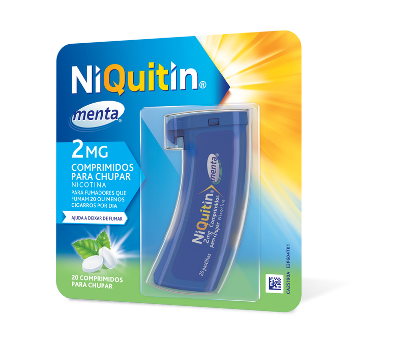 Comprimidos de Niquitin Mint de 2 mg