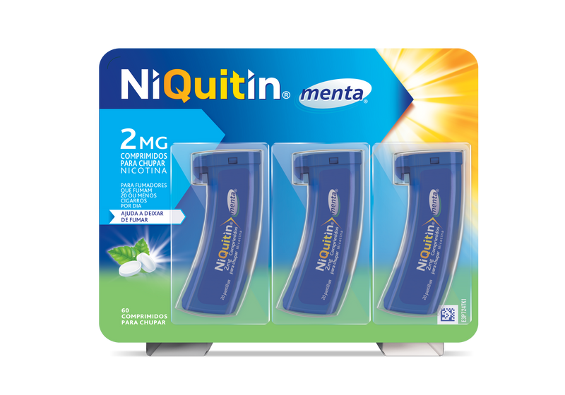 Comprimidos de Niquitin Mint de 2 mg