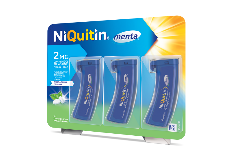 Comprimidos de Niquitin Mint de 2 mg