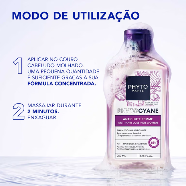 Phyto Phytocyane Intensive+ Champô Antiqueda Mulher