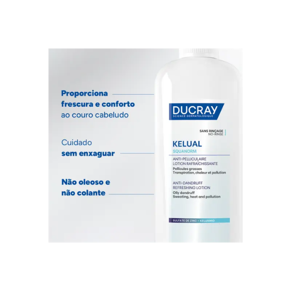 Ducray Kelual Squanorm Loção Refrescante Anti-Caspa 190ml