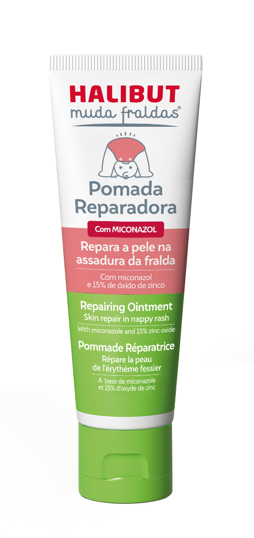 Halibut Muda Fraldas Pomada Reparadora