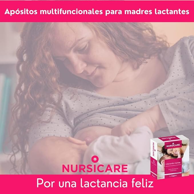 Nursicare Almofada Adesivo Terapêutico Amamentação Cicatrizante Mamilo x6