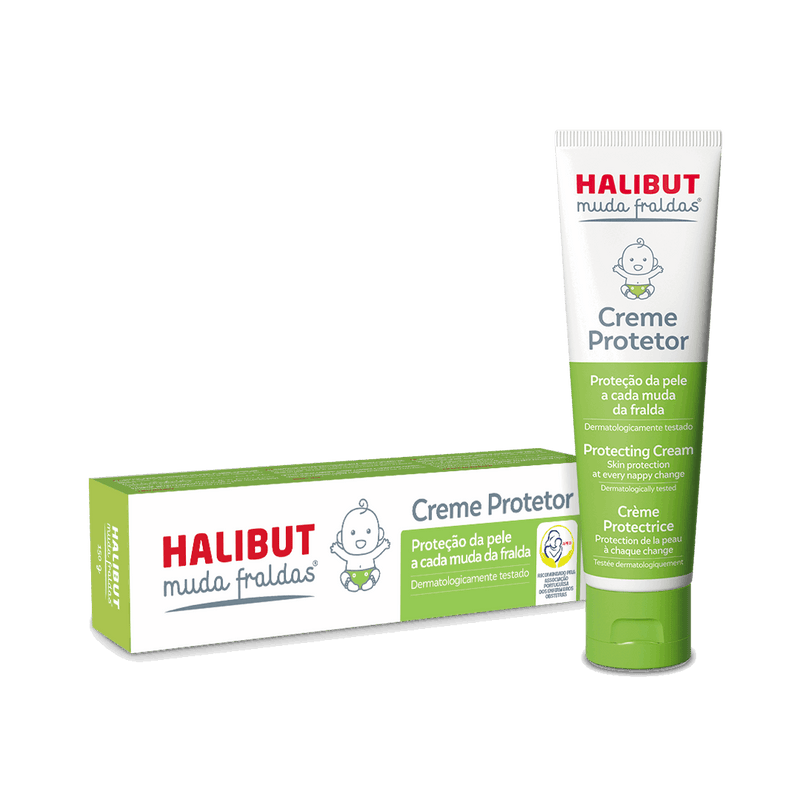 Halibut Muda Fraldas Creme Protetor