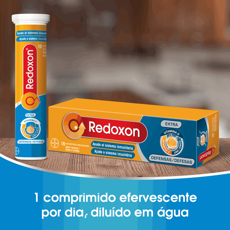 Redoxon Extra Defesas 15 comp. efervescentes