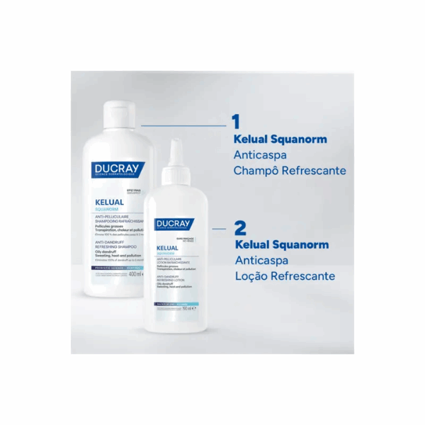 Ducray Kelual Squanorm Loção Refrescante Anti-Caspa 190ml
