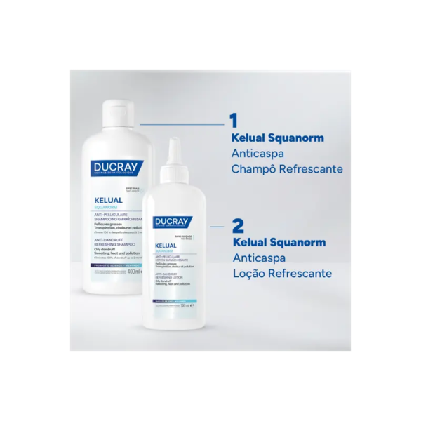 Ducray Kelual Squanorm Loção Refrescante Anti-Caspa 190ml